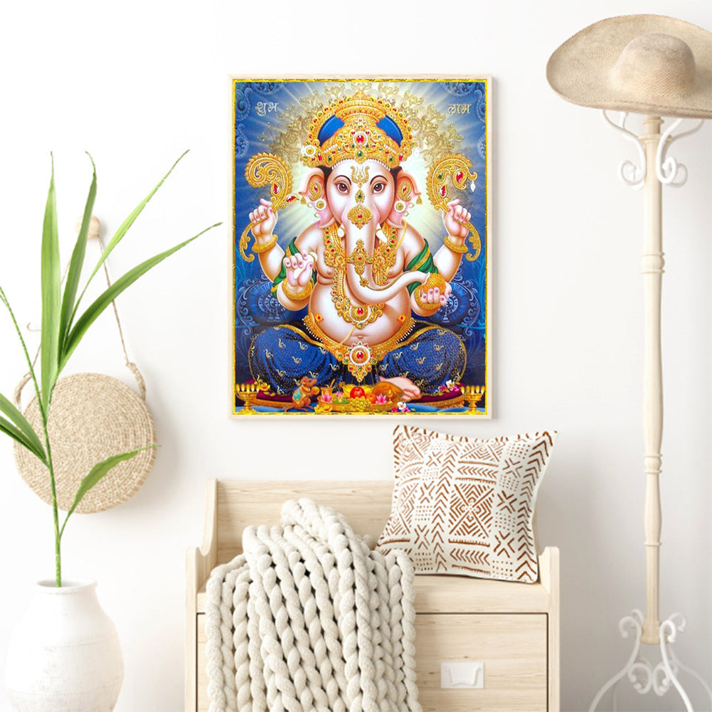 Buddha Elephant - Full Round Drill Diamond Painting 30*40CM