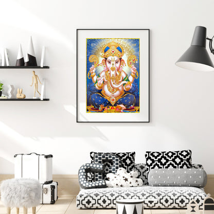 Buddha Elephant - Full Round Drill Diamond Painting 30*40CM