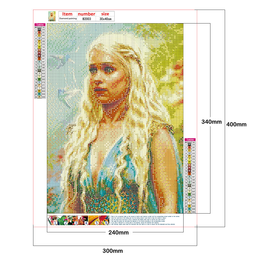 Game of Thrones - Full Round Drill Diamond Painting 40*60CM