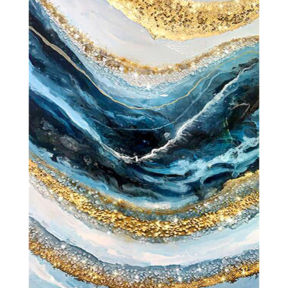 Gold Ocean - Full Square Drill Diamond Painting 40*50CM