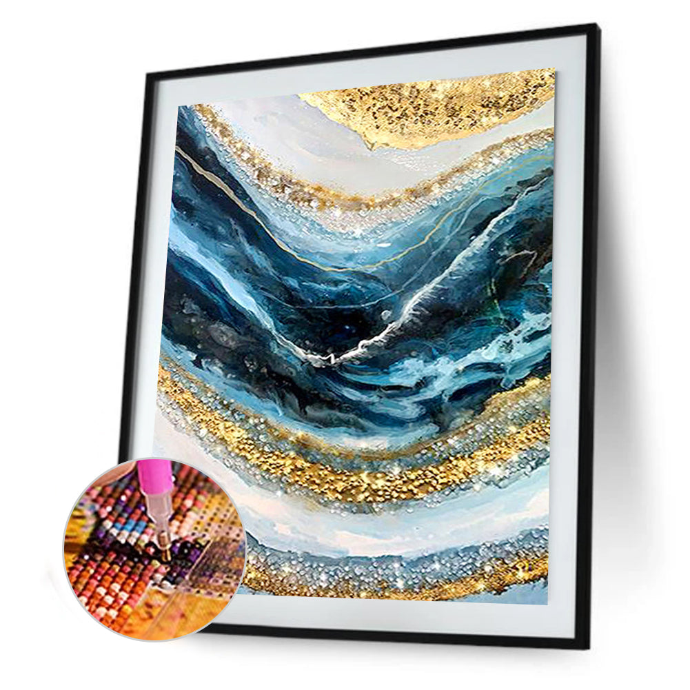 Gold Ocean - Full Square Drill Diamond Painting 40*50CM