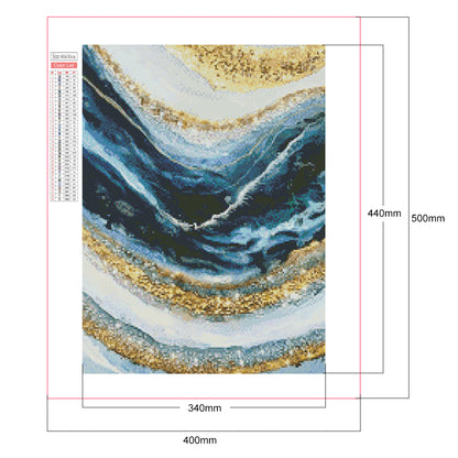 Gold Ocean - Full Square Drill Diamond Painting 40*50CM