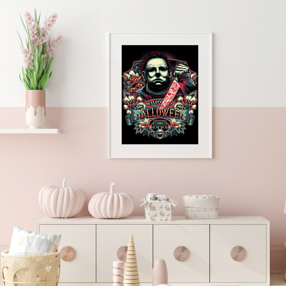 Horror Figure - Full Round Drill Diamond Painting 30*40CM