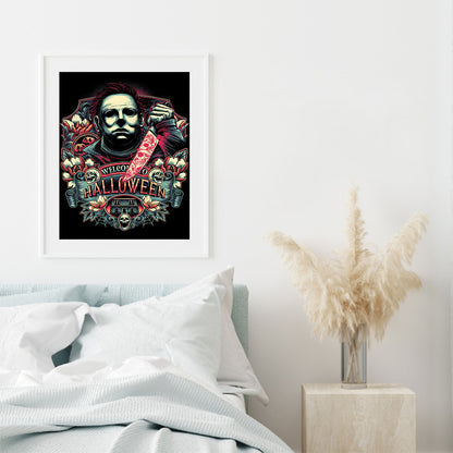 Horror Figure - Full Round Drill Diamond Painting 30*40CM