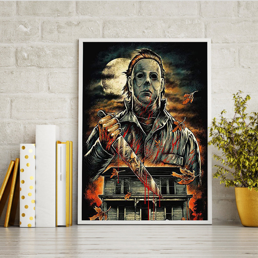 Horror Figure - Full Round Drill Diamond Painting 30*40CM