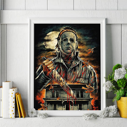 Horror Figure - Full Round Drill Diamond Painting 30*40CM