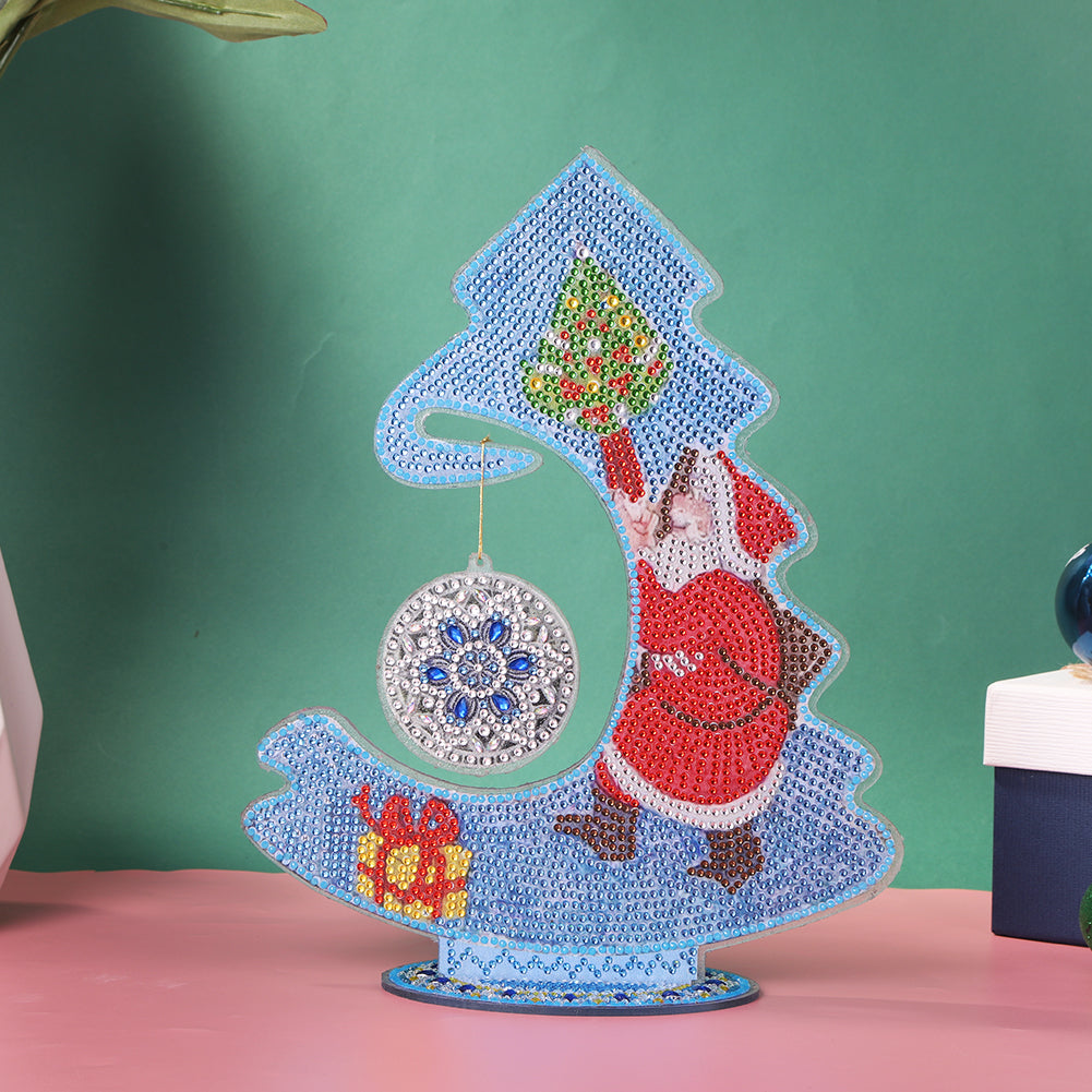 Luminous Christmas Tree DIY Special Shaped Diamond Painting Ornaments Kit