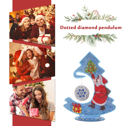 Luminous Christmas Tree DIY Special Shaped Diamond Painting Ornaments Kit