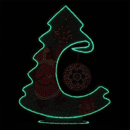 Luminous Christmas Tree DIY Special Shaped Diamond Painting Ornaments Kit