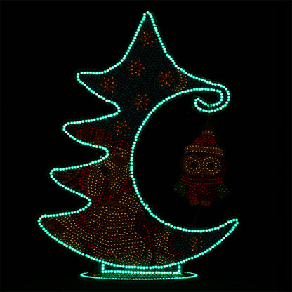 Luminous Christmas Tree DIY Special Shaped Diamond Painting Ornaments Kit