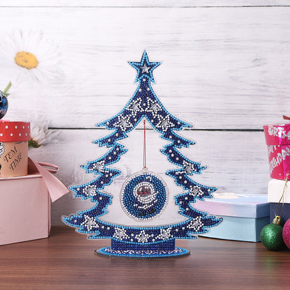 Luminous Christmas Tree DIY Special Shaped Diamond Painting Ornaments Kit