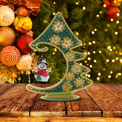 Luminous Christmas Tree DIY Special Shaped Diamond Painting Ornaments Kit