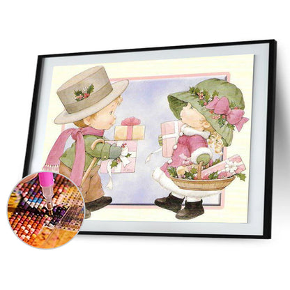 Kids Presents - Full Round Drill Diamond Painting 40*30CM