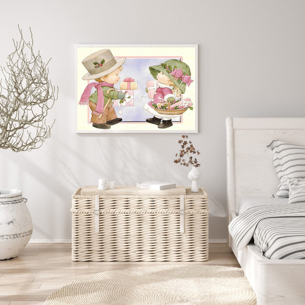 Kids Presents - Full Round Drill Diamond Painting 40*30CM