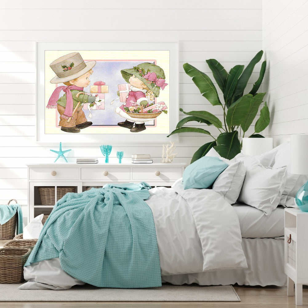 Kids Presents - Full Round Drill Diamond Painting 40*30CM