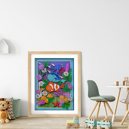 Clownfish - Special Shaped Drill Diamond Painting 30*40CM