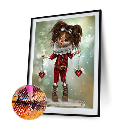 Cute Doll - Full Round Drill Diamond Painting 30*40CM