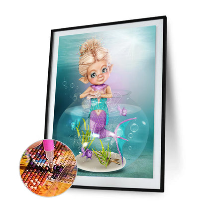 Cute Doll - Full Round Drill Diamond Painting 30*40CM