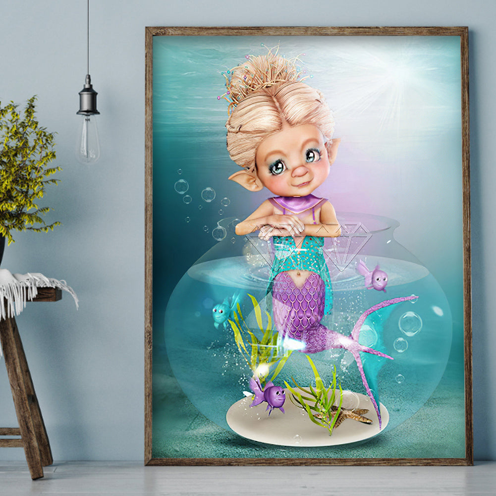 Cute Doll - Full Round Drill Diamond Painting 30*40CM