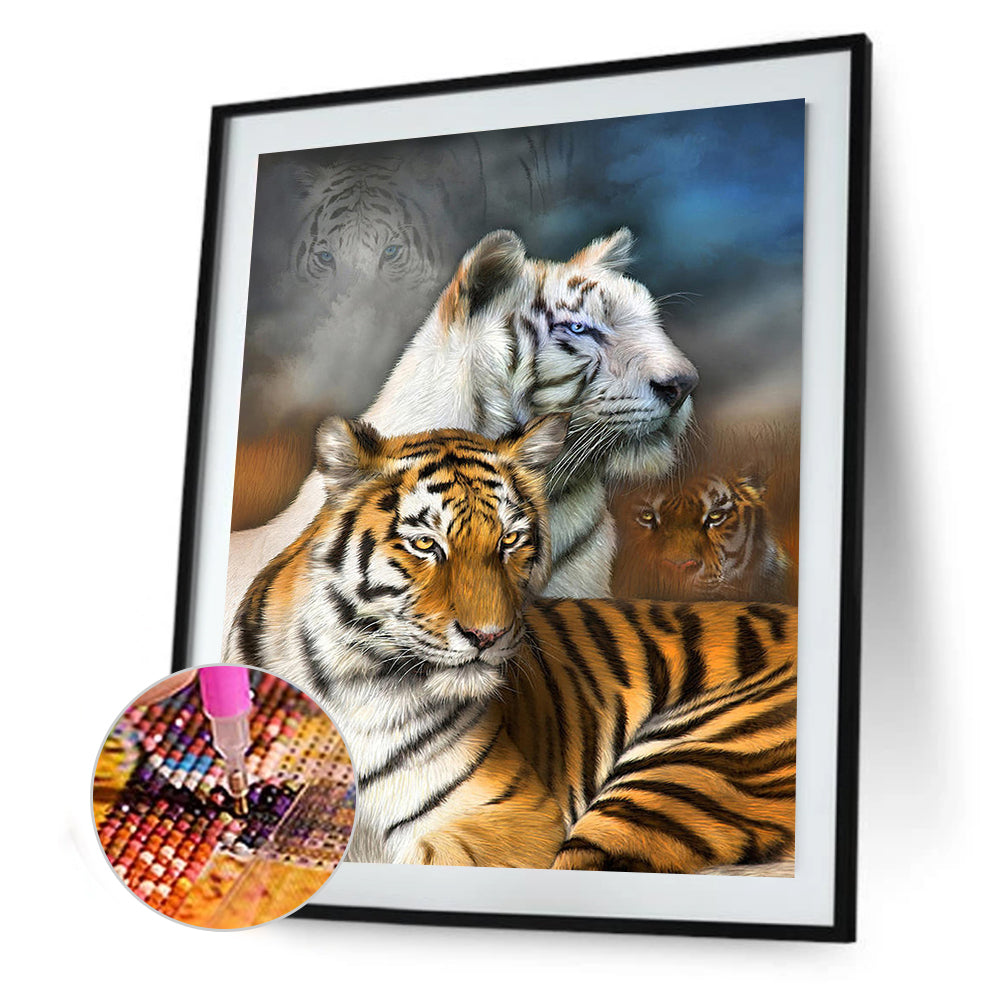 Tiger - Full Square Drill Diamond Painting 30*40CM