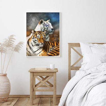 Tiger - Full Square Drill Diamond Painting 30*40CM