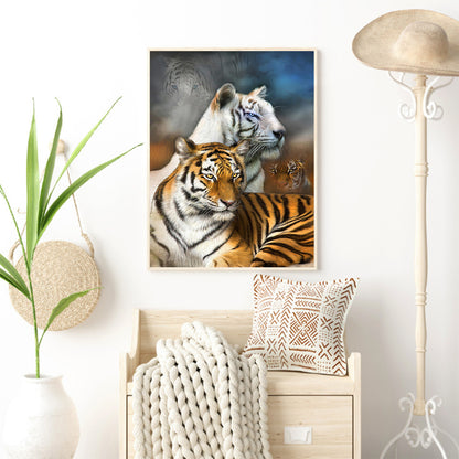 Tiger - Full Square Drill Diamond Painting 30*40CM