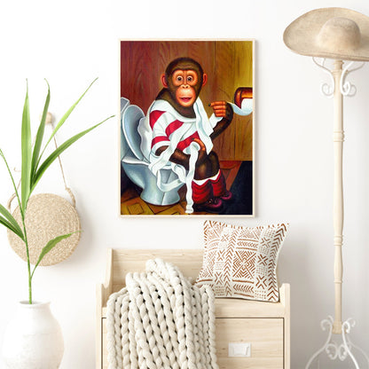 Monkey - Full Square Drill Diamond Painting 30*40CM