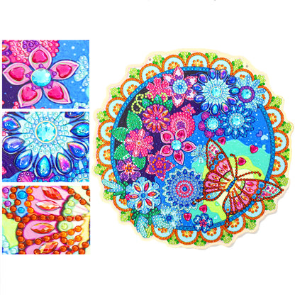 Hanging Diamond Painting Wreath Home Door Embroidery Mosaic Flower Garland