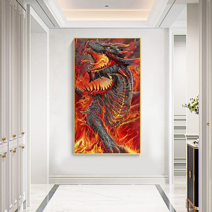 Dragon - Full Round Drill Diamond Painting 40*70CM