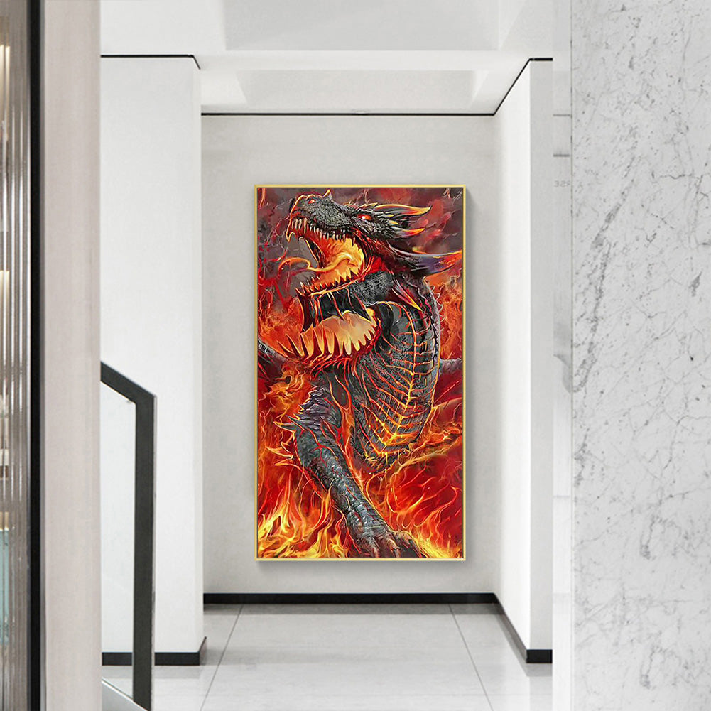 Dragon - Full Round Drill Diamond Painting 40*70CM