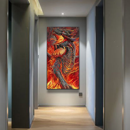 Dragon - Full Round Drill Diamond Painting 40*70CM