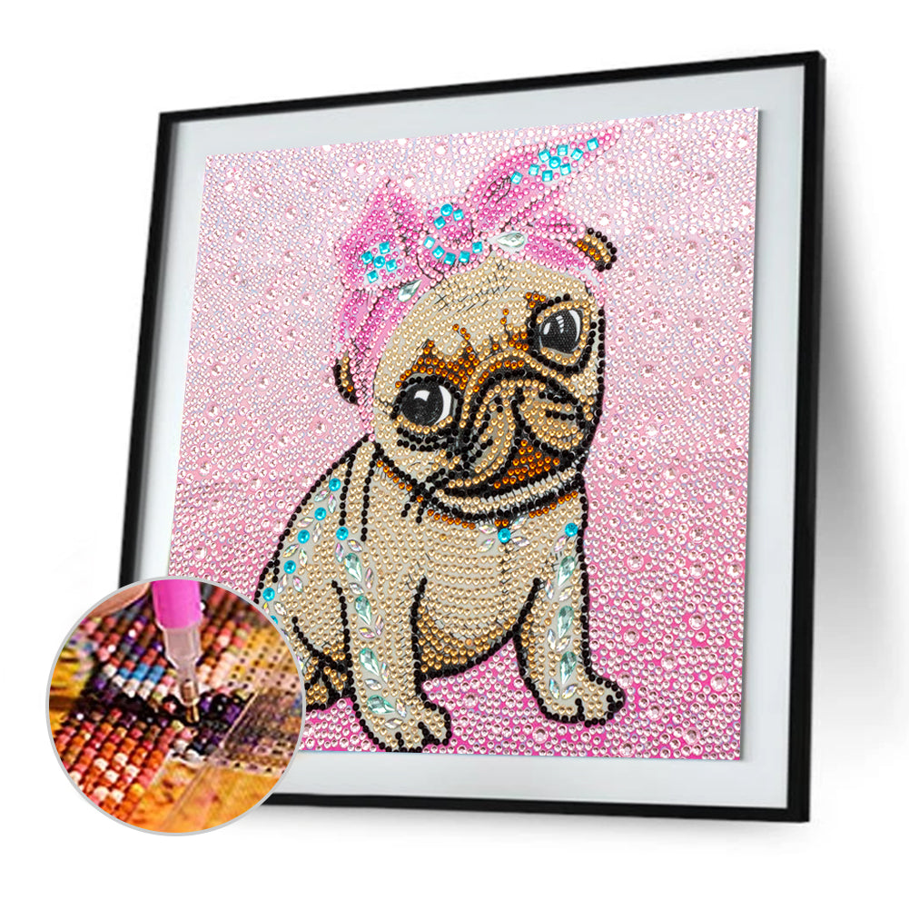 Dog - Special Shaped Drill Diamond Painting 30*30CM