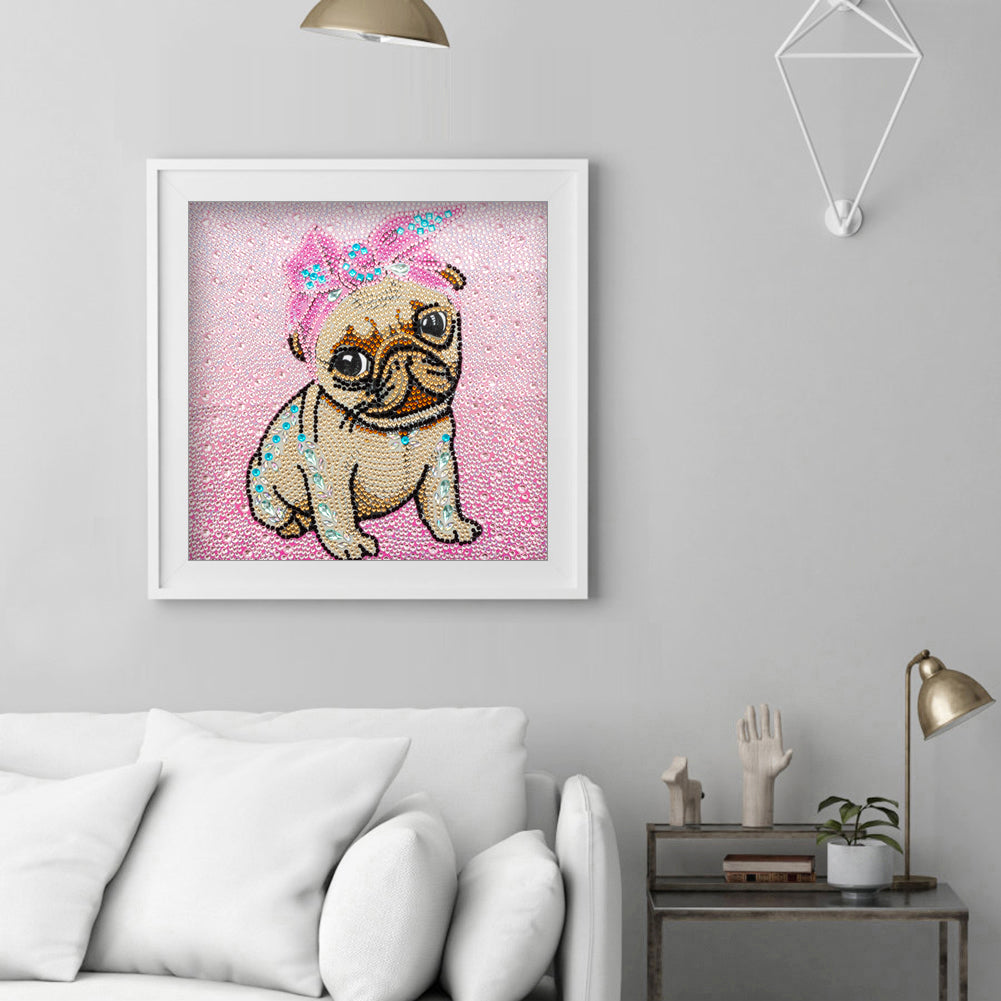 Dog - Special Shaped Drill Diamond Painting 30*30CM