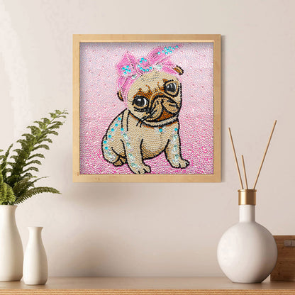 Dog - Special Shaped Drill Diamond Painting 30*30CM