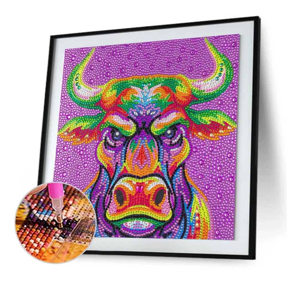 Cow - Special Shaped Drill Diamond Painting 30*30CM