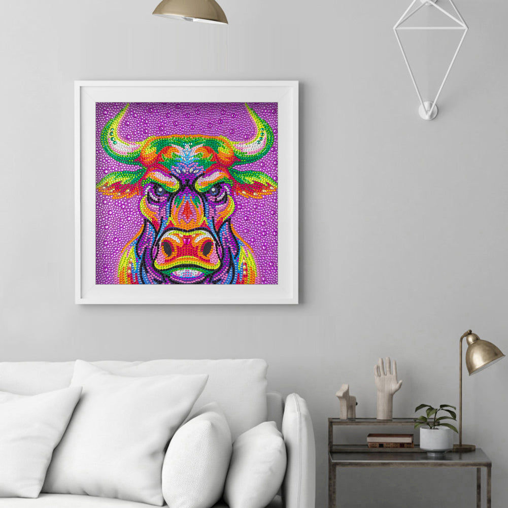 Cow - Special Shaped Drill Diamond Painting 30*30CM