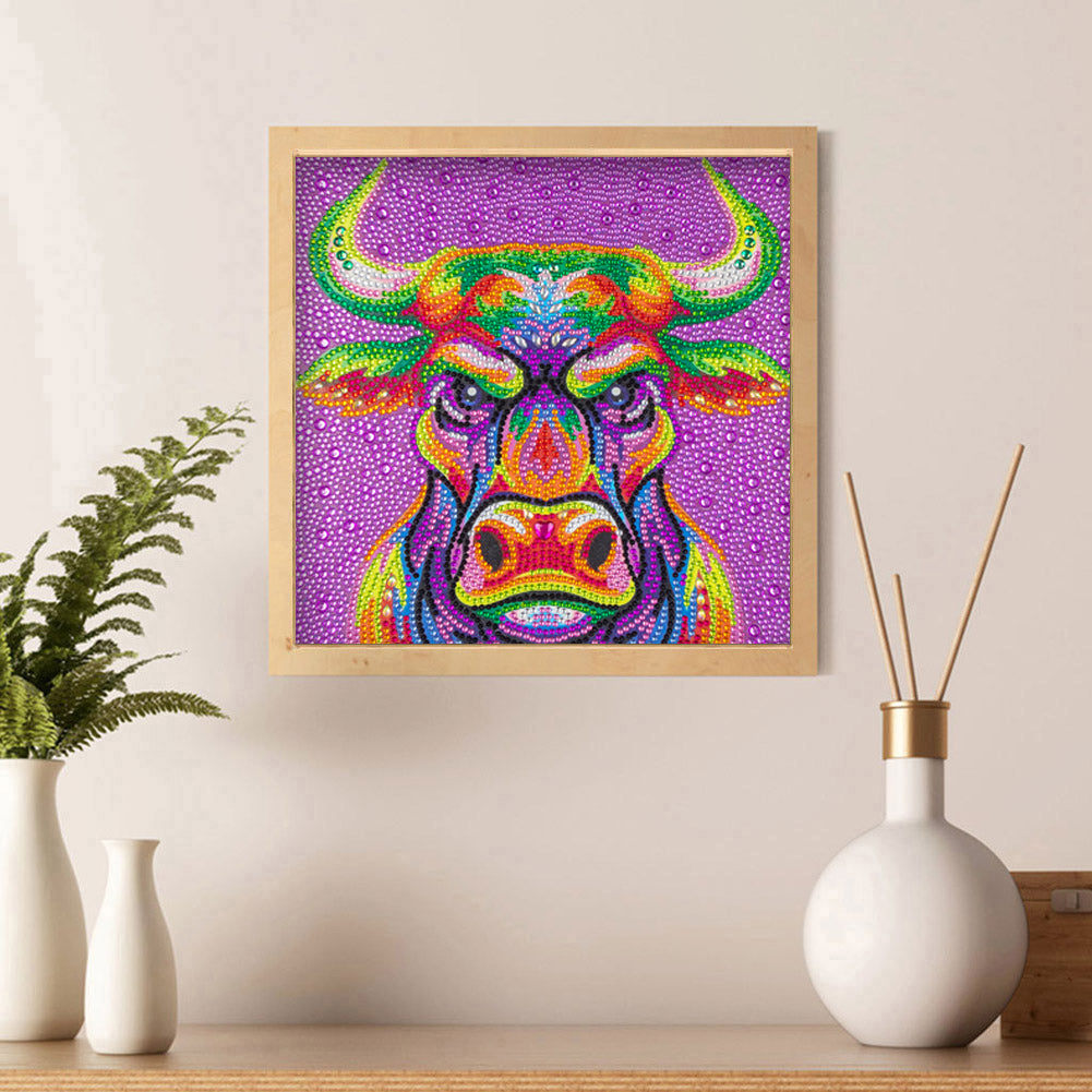 Cow - Special Shaped Drill Diamond Painting 30*30CM