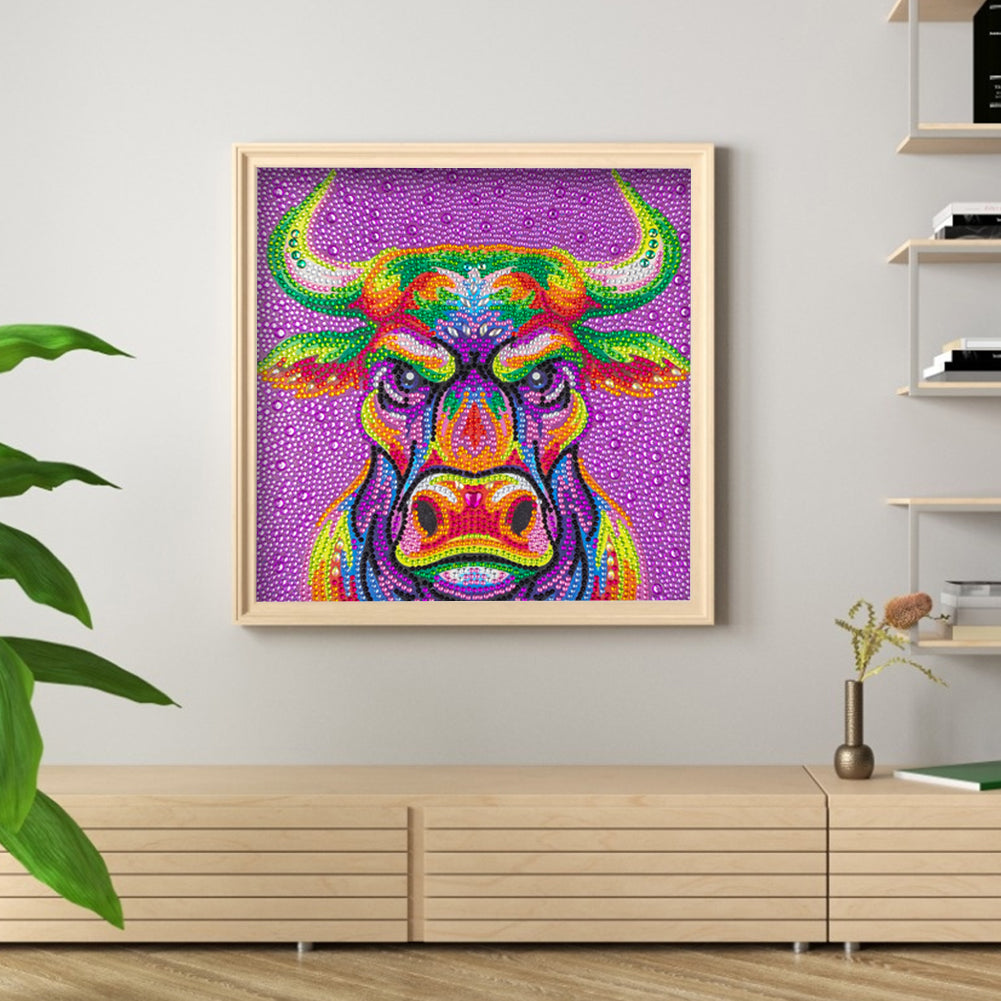 Cow - Special Shaped Drill Diamond Painting 30*30CM