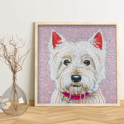 Dog - Special Shaped Drill Diamond Painting 30*30CM