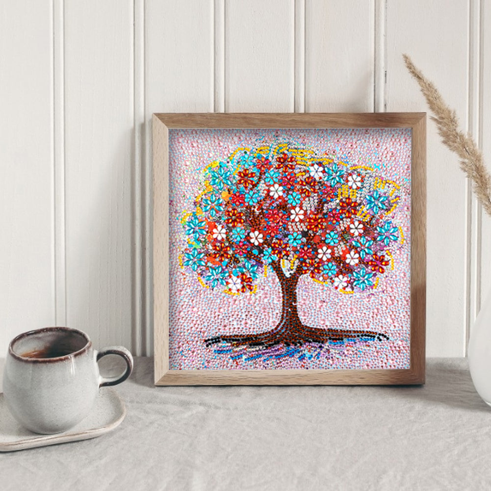 Tree - Special Shaped Drill Diamond Painting 30*30CM