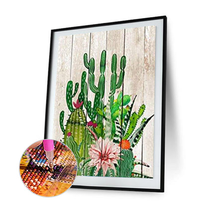 Cactus - Full Round Drill Diamond Painting 30*40CM