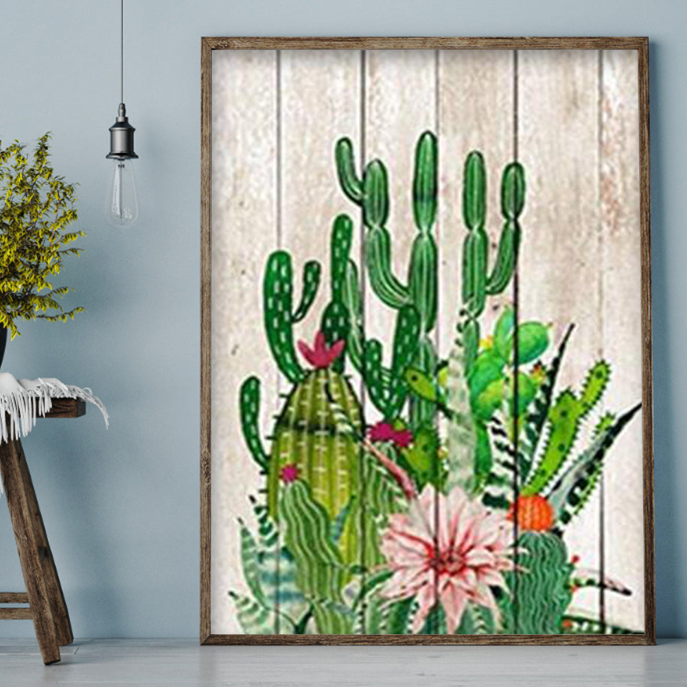 Cactus - Full Round Drill Diamond Painting 30*40CM