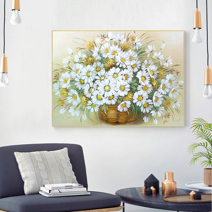 Daisy - Full Round Drill Diamond Painting 40*30CM