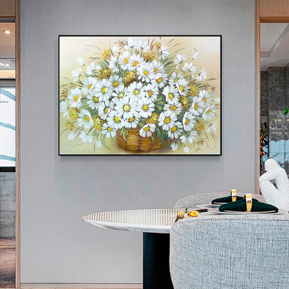 Daisy - Full Round Drill Diamond Painting 40*30CM