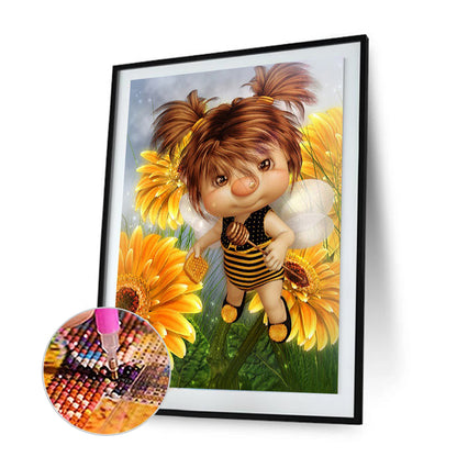 Elf Doll - Full Round Drill Diamond Painting 30*40CM