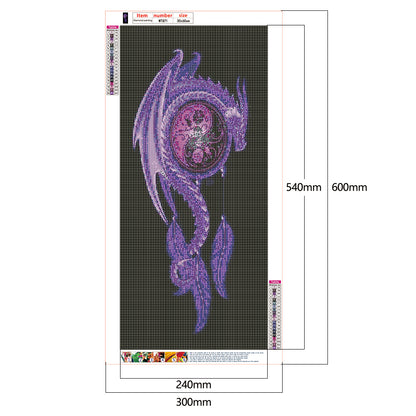 Dream Catcher - Full Round Drill Diamond Painting 30*60CM