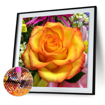 Roses Bloom - Full Square Drill Diamond Painting 30*30CM