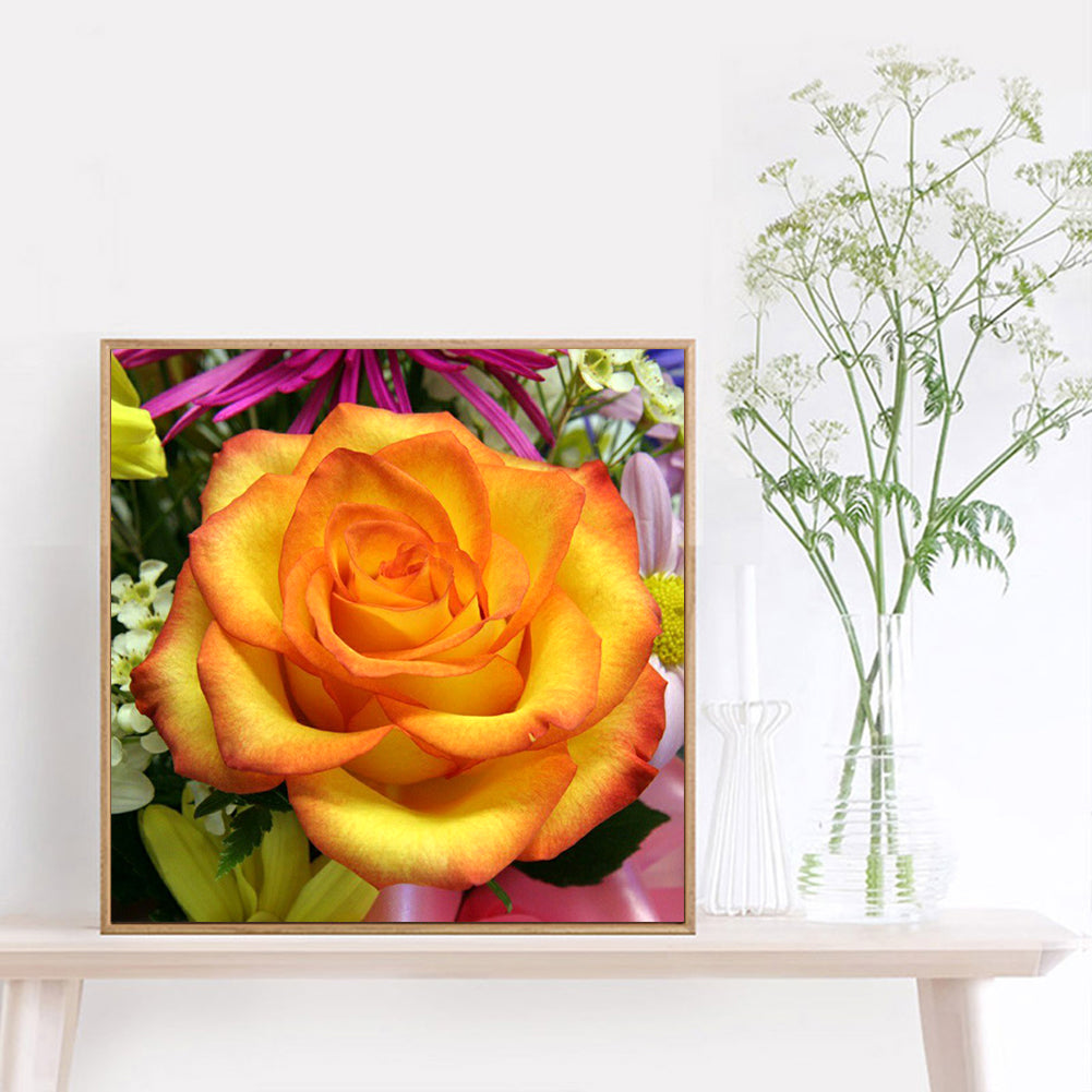 Roses Bloom - Full Square Drill Diamond Painting 30*30CM