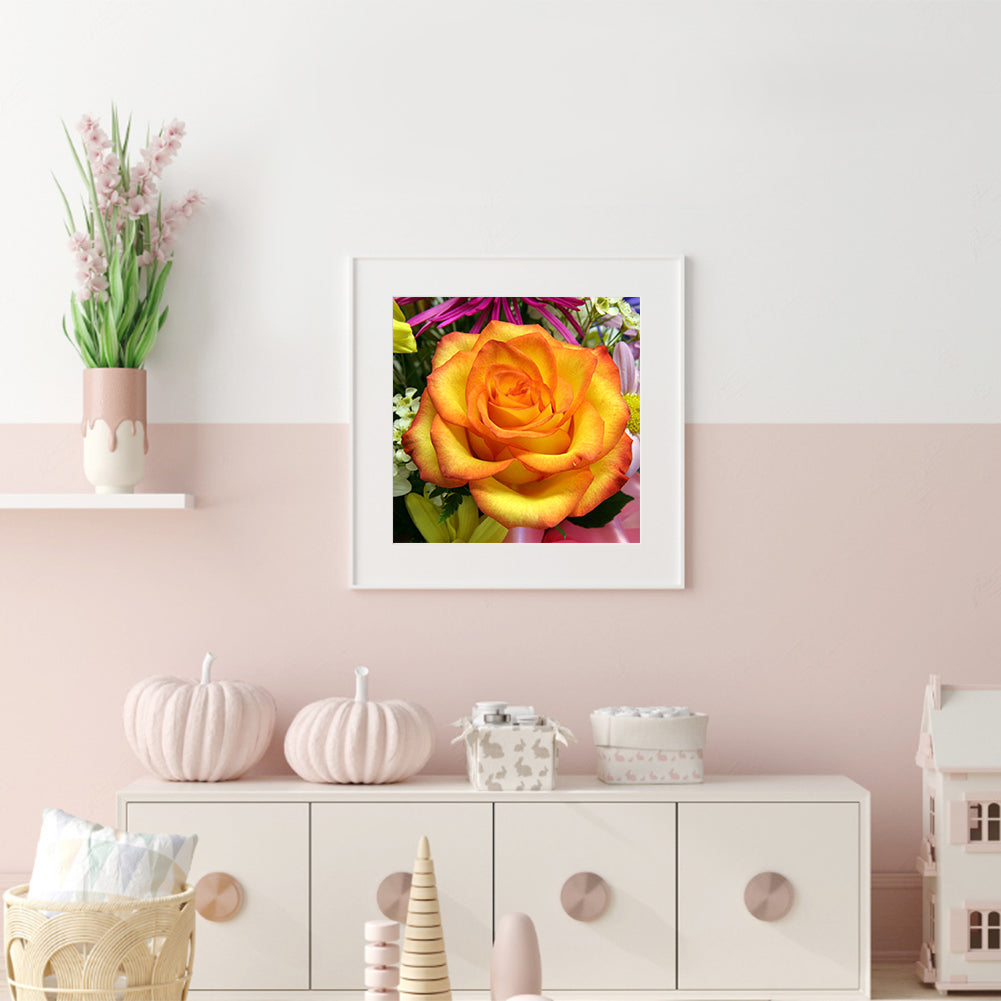 Roses Bloom - Full Square Drill Diamond Painting 30*30CM