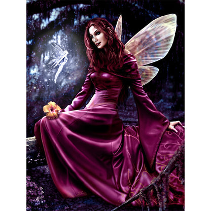 Beautiful Woman - Full Round Drill Diamond Painting 30*40CM